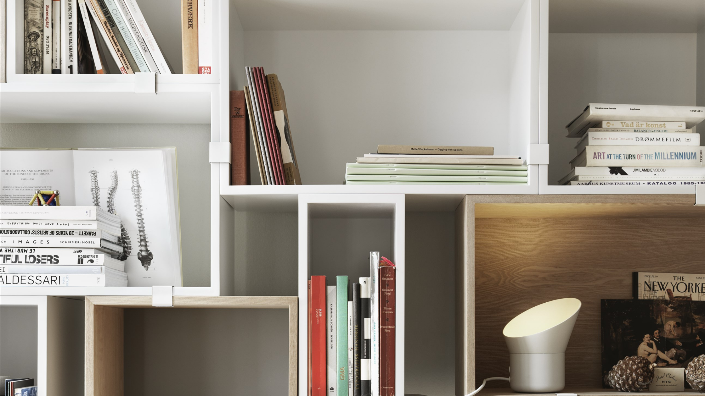 muuto design storage furniture - stacked storage system
