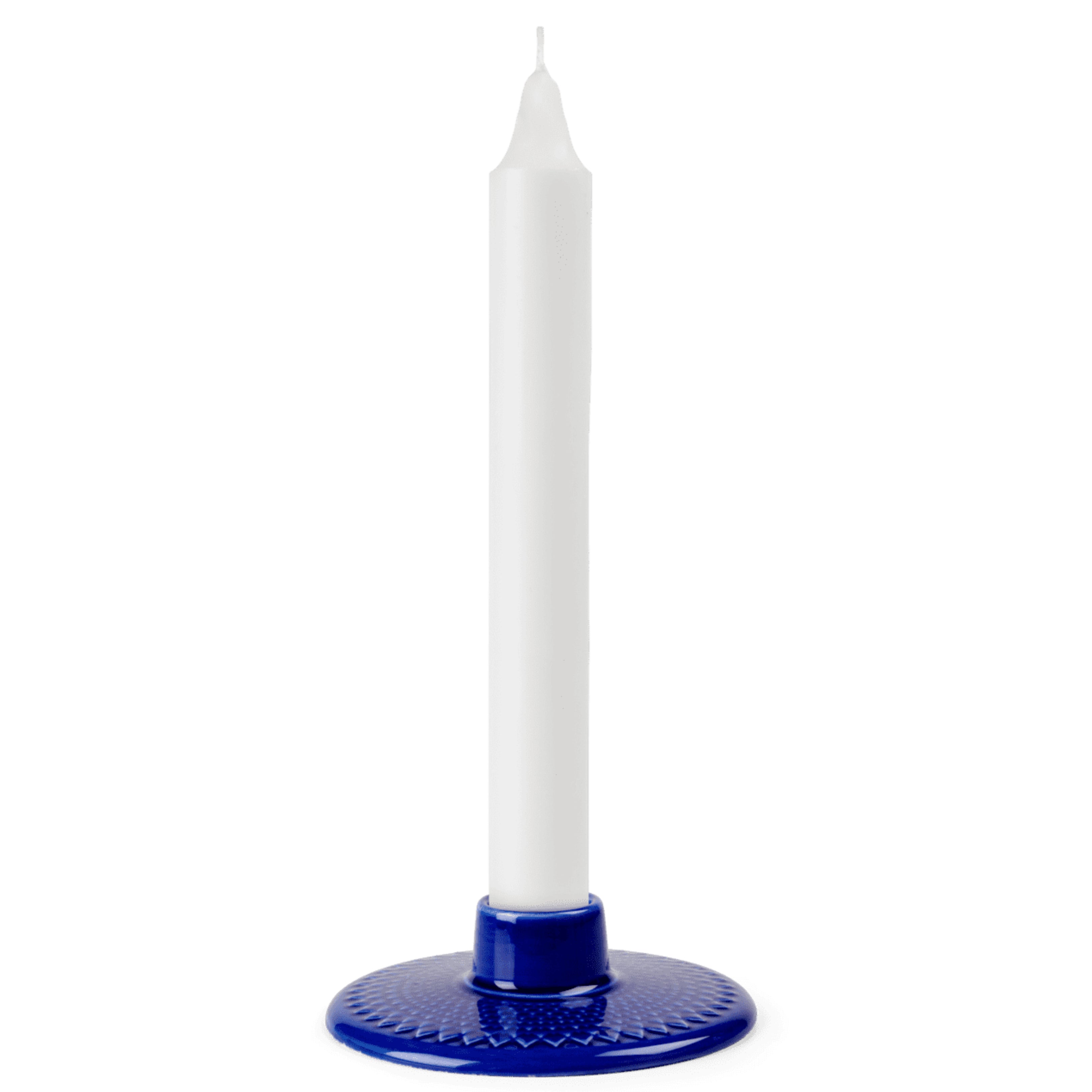 Lyngby Porcelain Rhombe Candle Holder