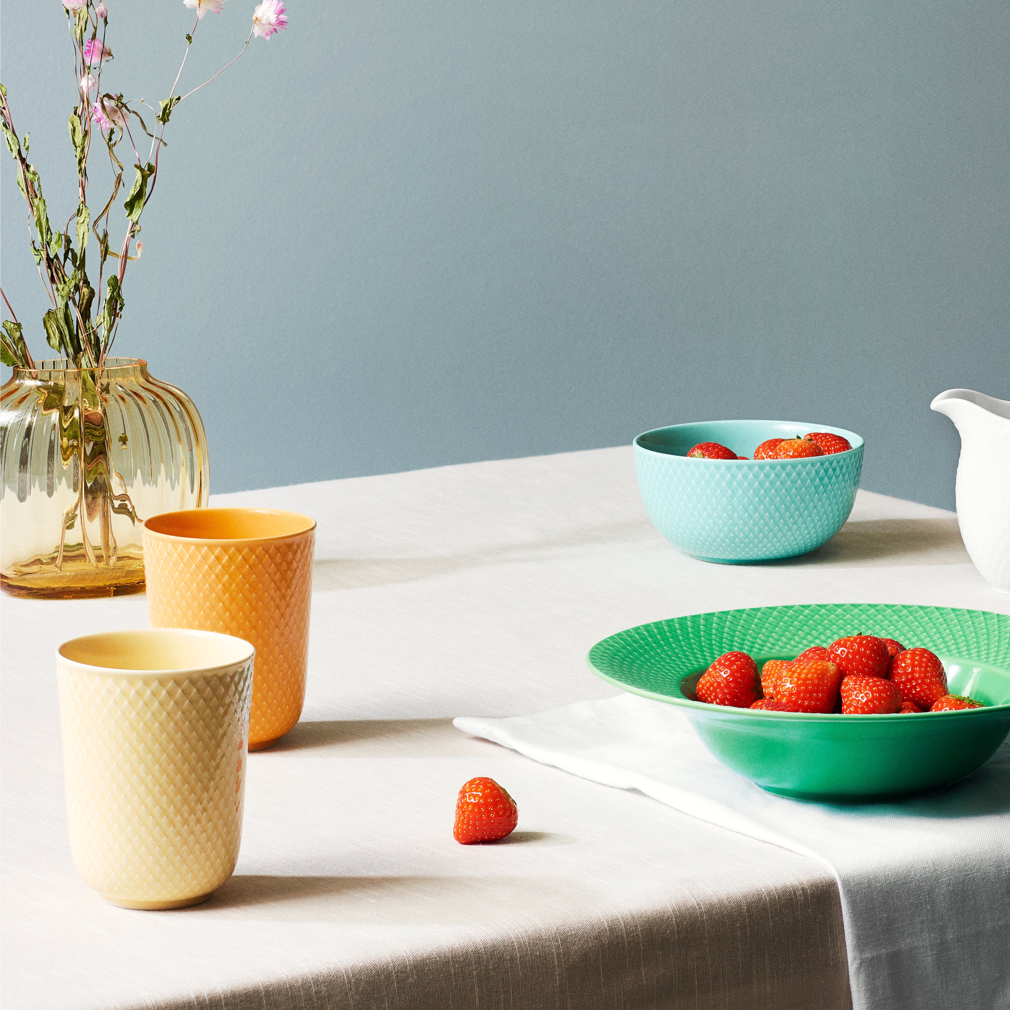 Lyngby Porcelain Rhombe Mug