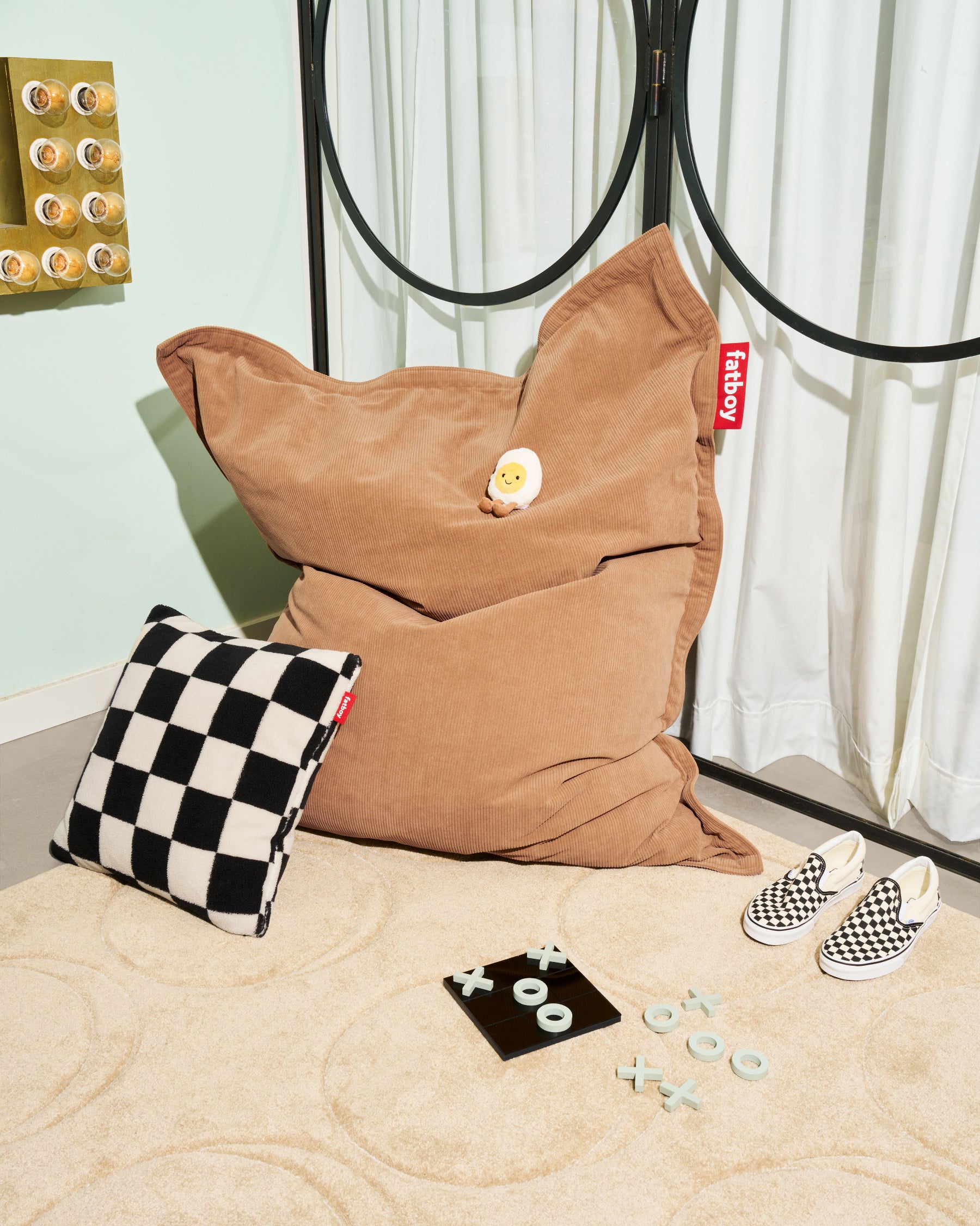 Original Slim Recycled Cord Bean Bag Chair