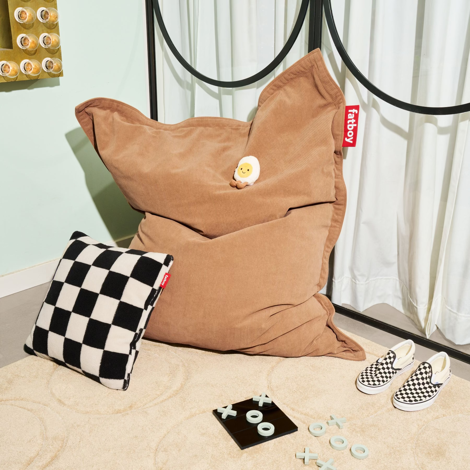 Original Slim Recycled Cord Bean Bag Chair