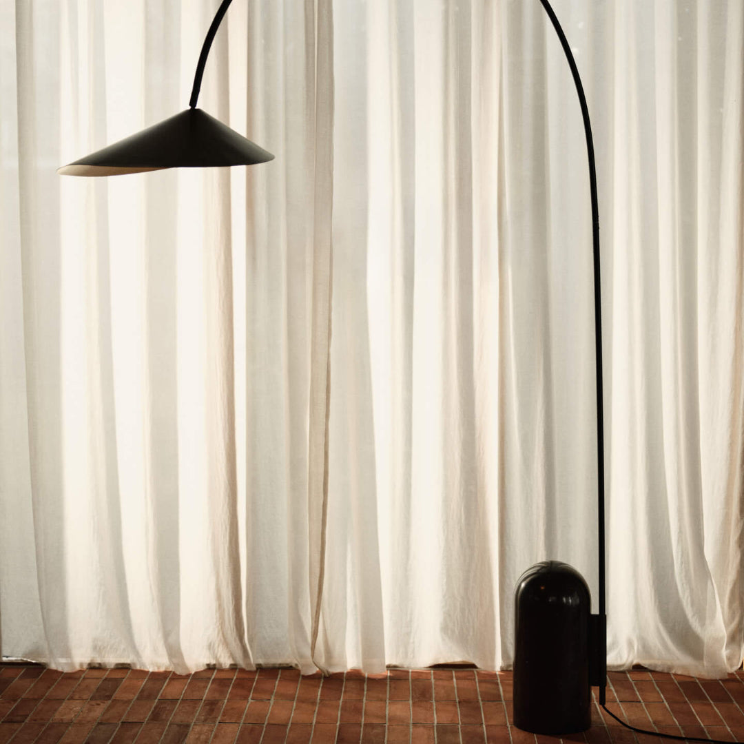 Ferm Living Arum Arched Floor Lamp - Batten Home