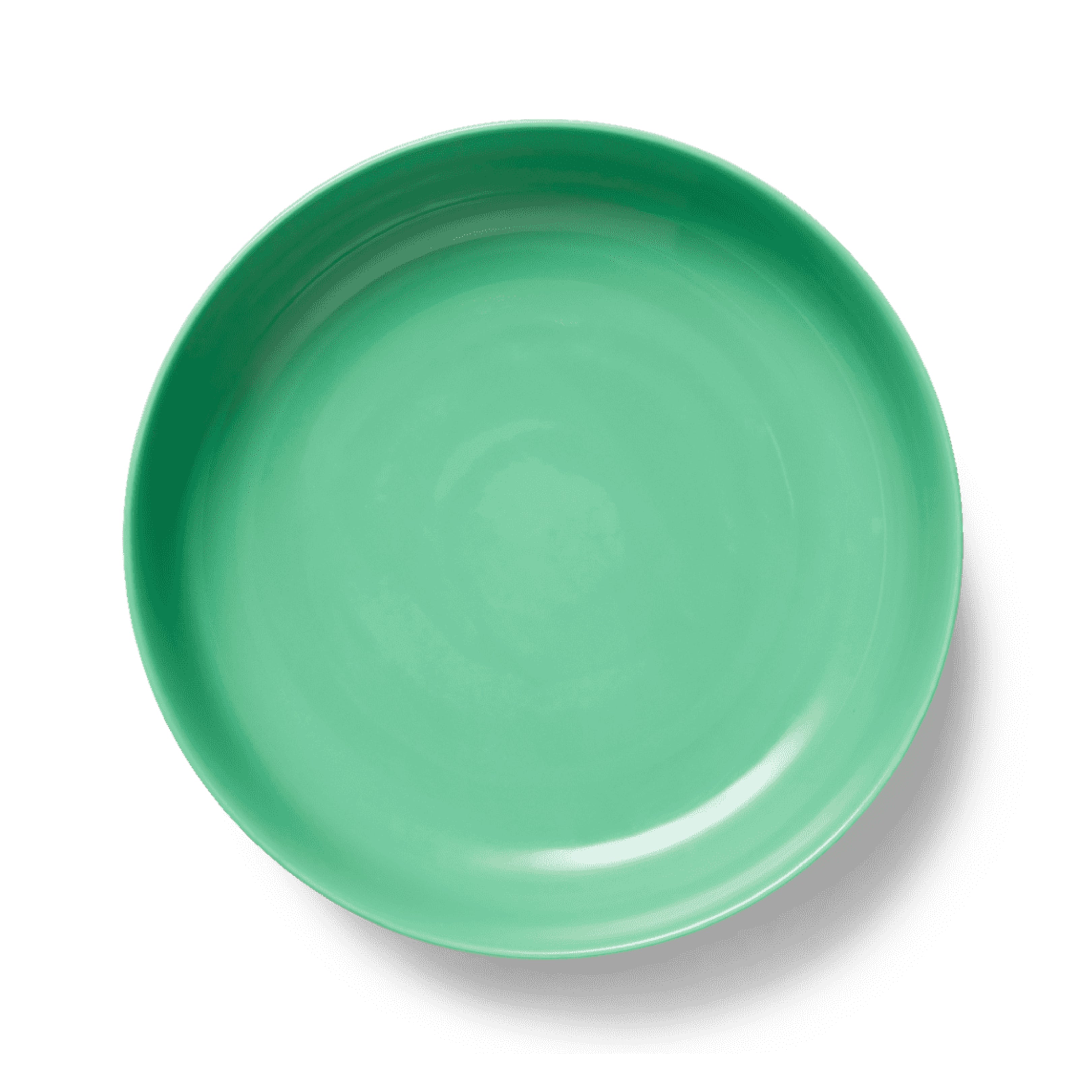 Lyngby Porcelain Rhombe Serving Bowl 28 Green