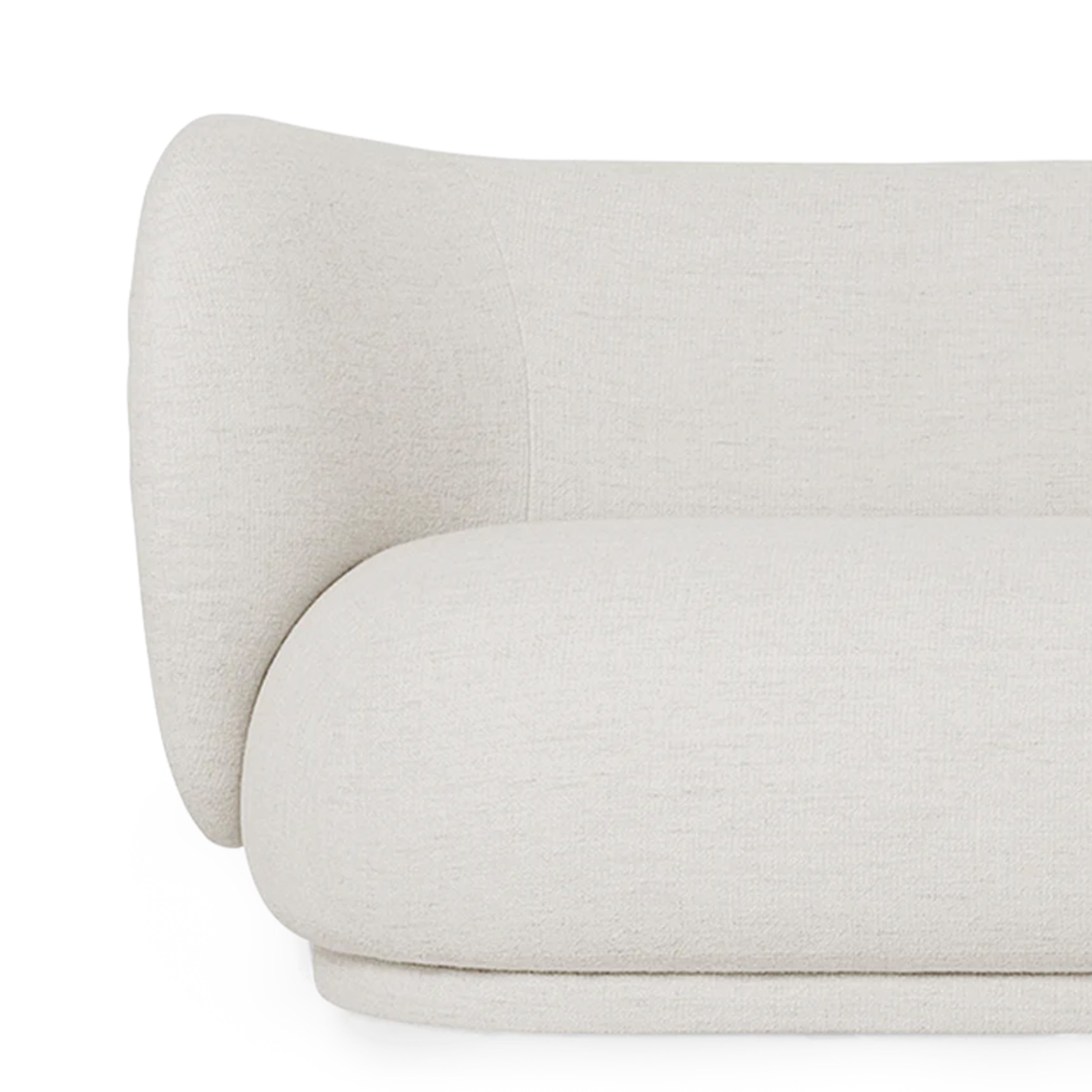 Rico 3-Seater Sofa - Bouclé Off-White