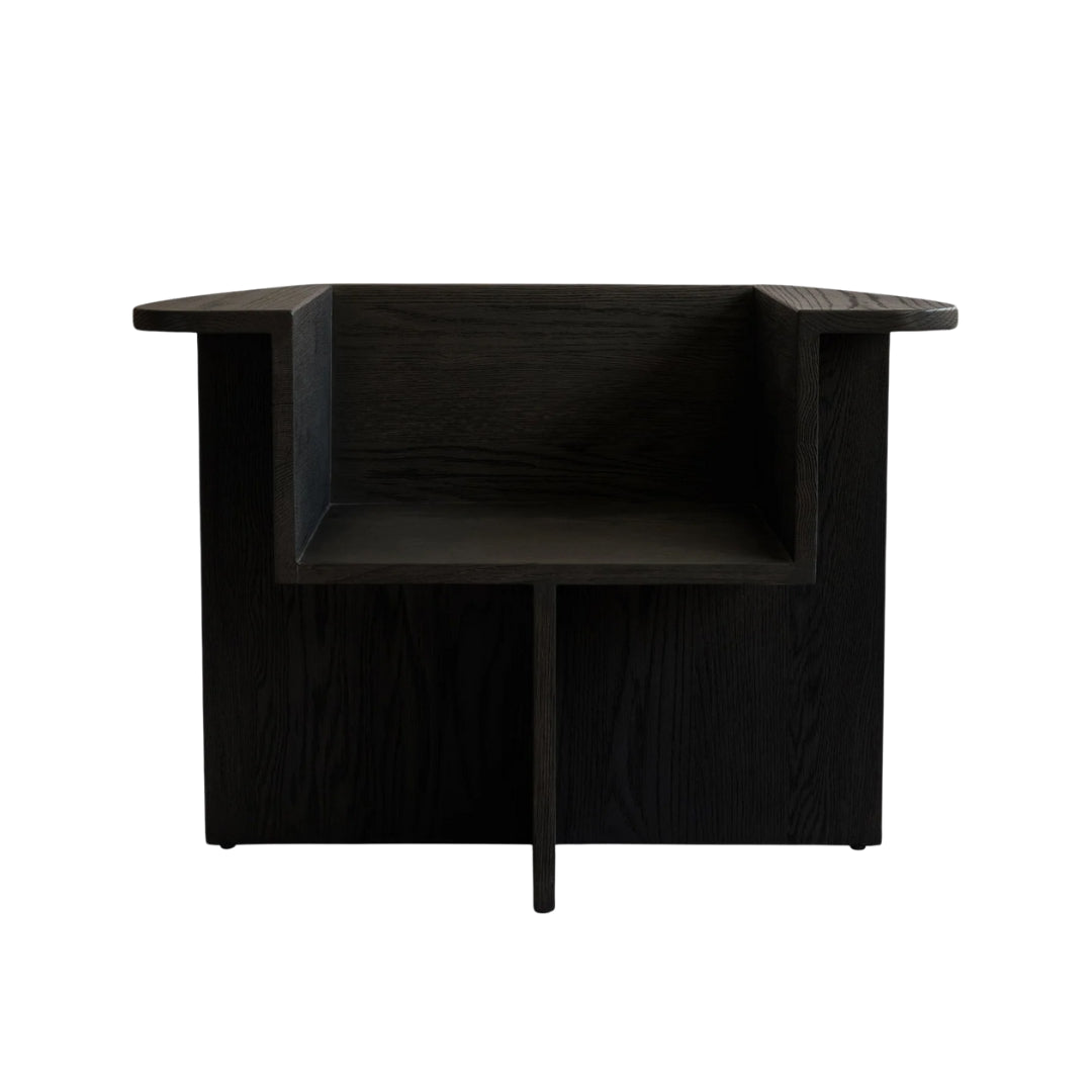 Brutus Lounge Chair - Coffee Black Oak