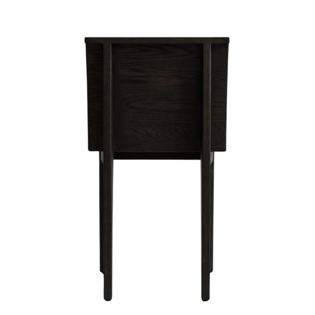 Brutus Slim Dining Chair - Coffee Black Oak