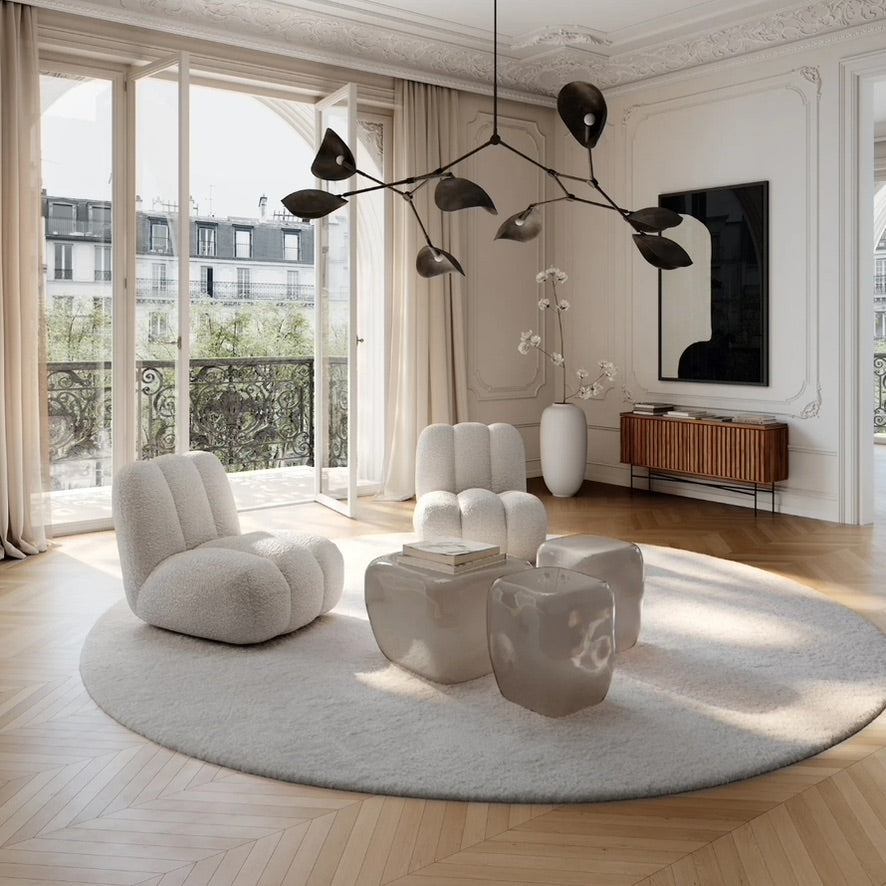 Ishi Coffee Table, Medio - Glass