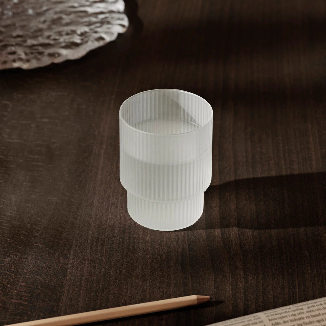 Ripple Glass Set in Frosted