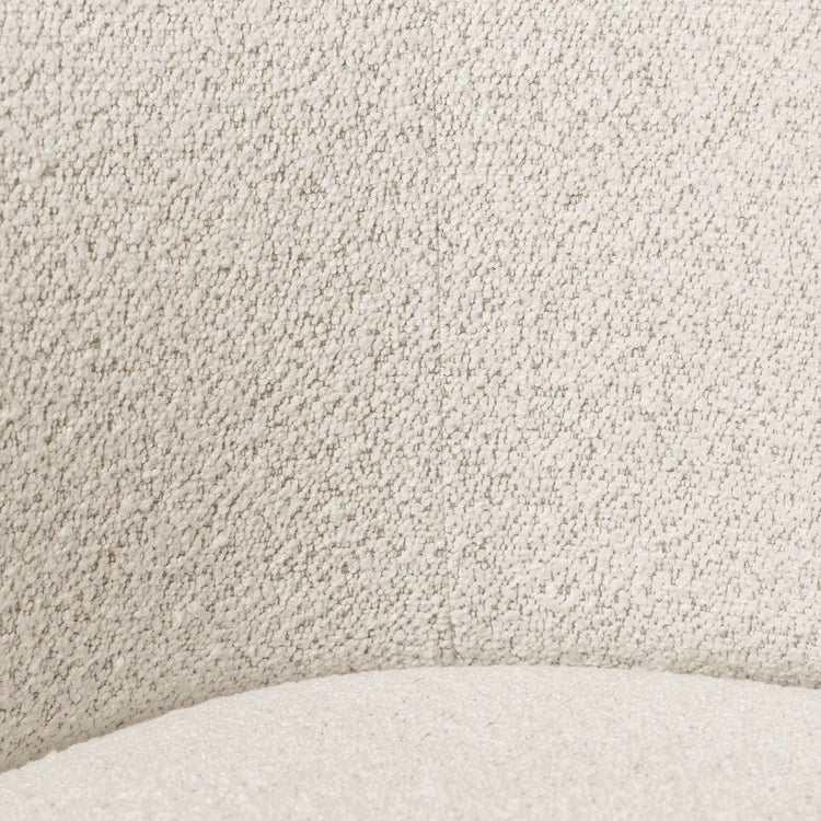Rico Dining Chair - Soft Bouclé - Off-White Melange/Cashmere
