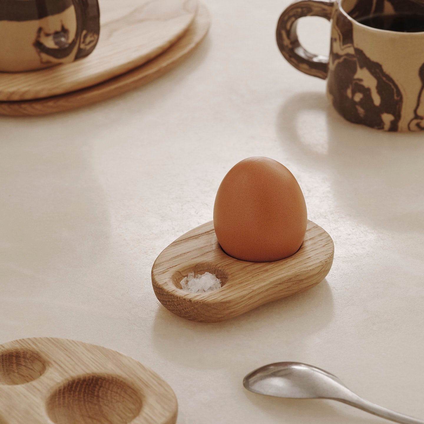 Cairn Egg Holder - Set of 2 - Oak