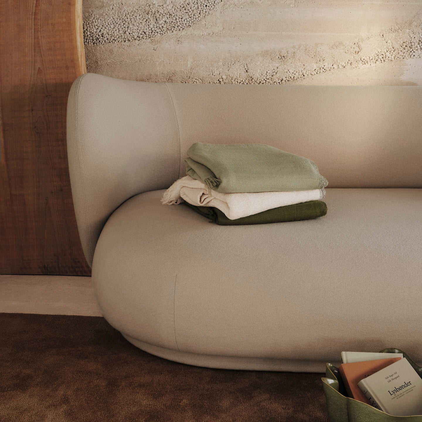 Weaver Throw - Grey Green