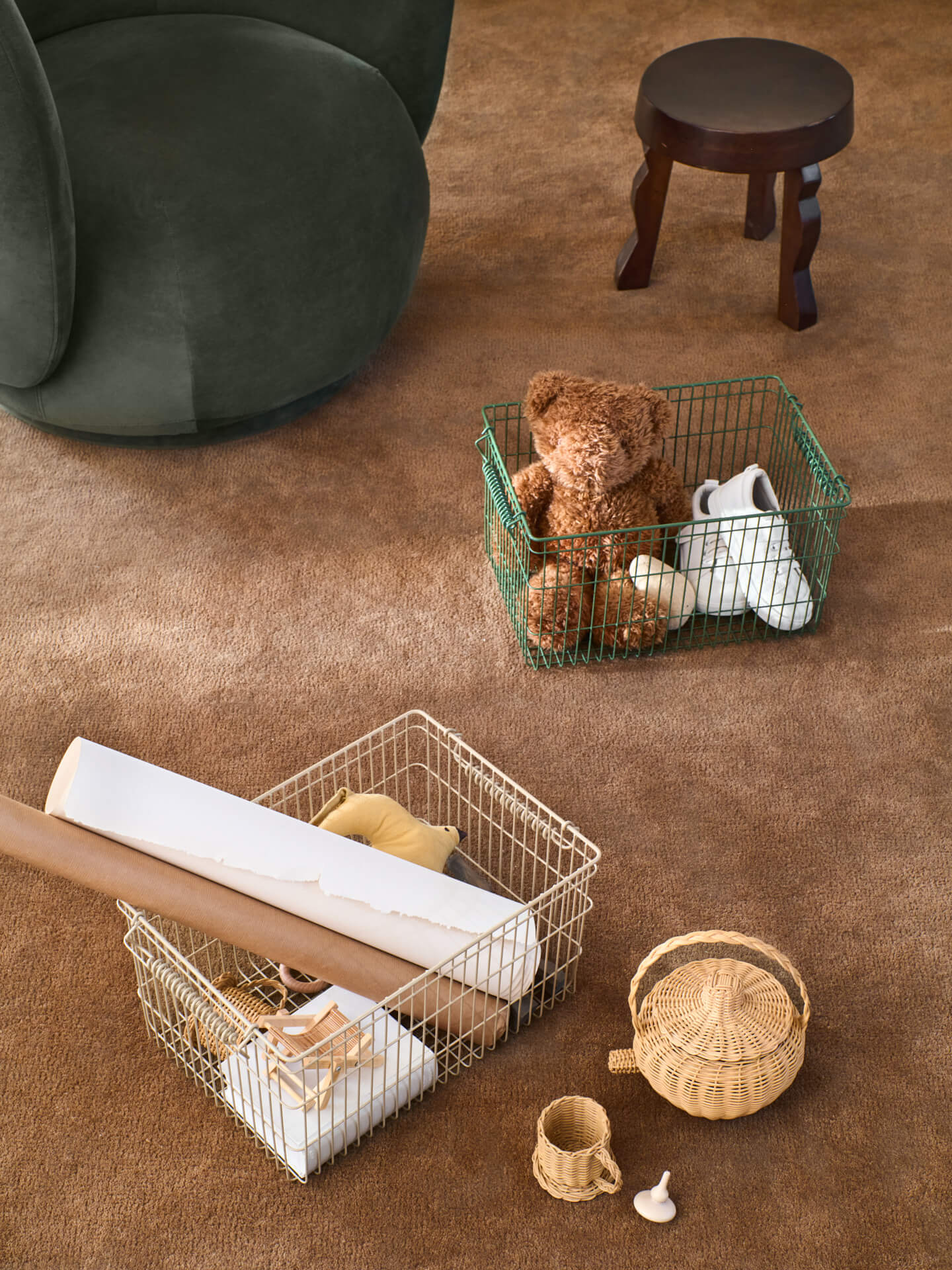 Cala Stackable Baskets - Set of 2