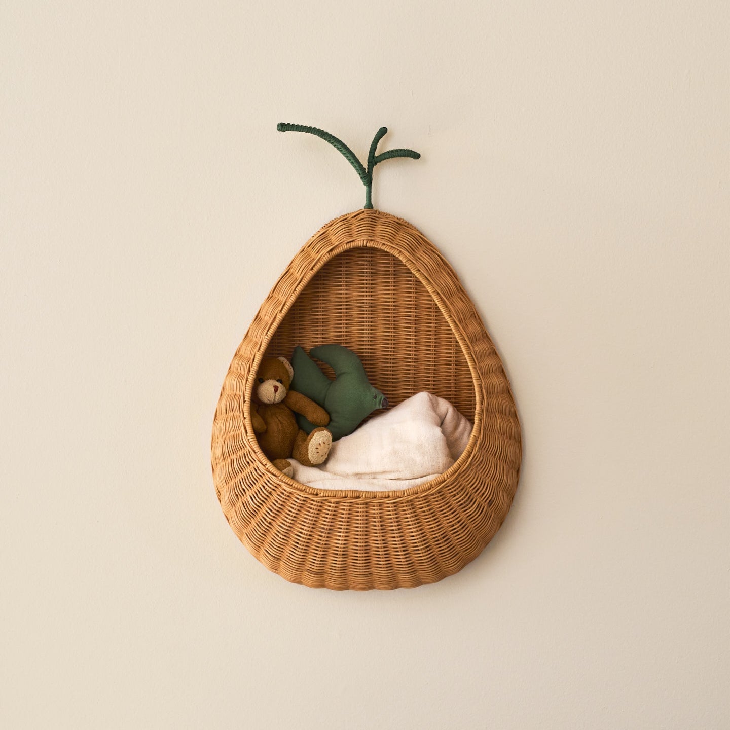 Pear Braided Wall Pocket