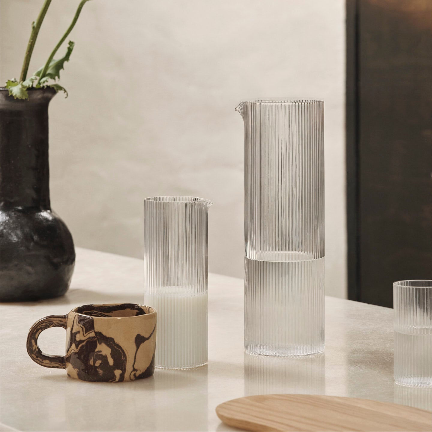 Ripple Water Jug - Clear