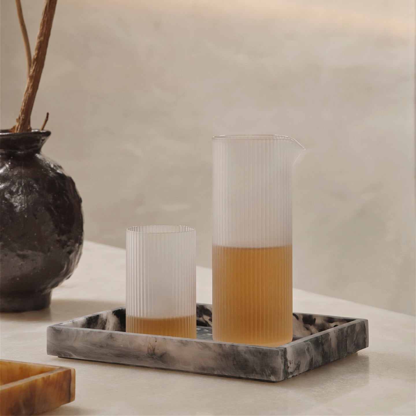 Ripple Milk Jug - Frosted