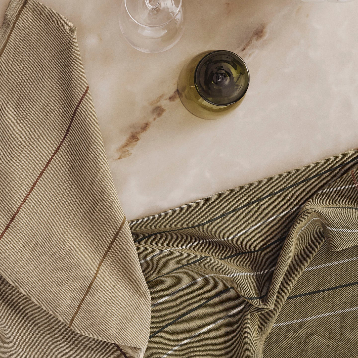 Ito Tea Towel - Set of 2 - Seaweed/Flax