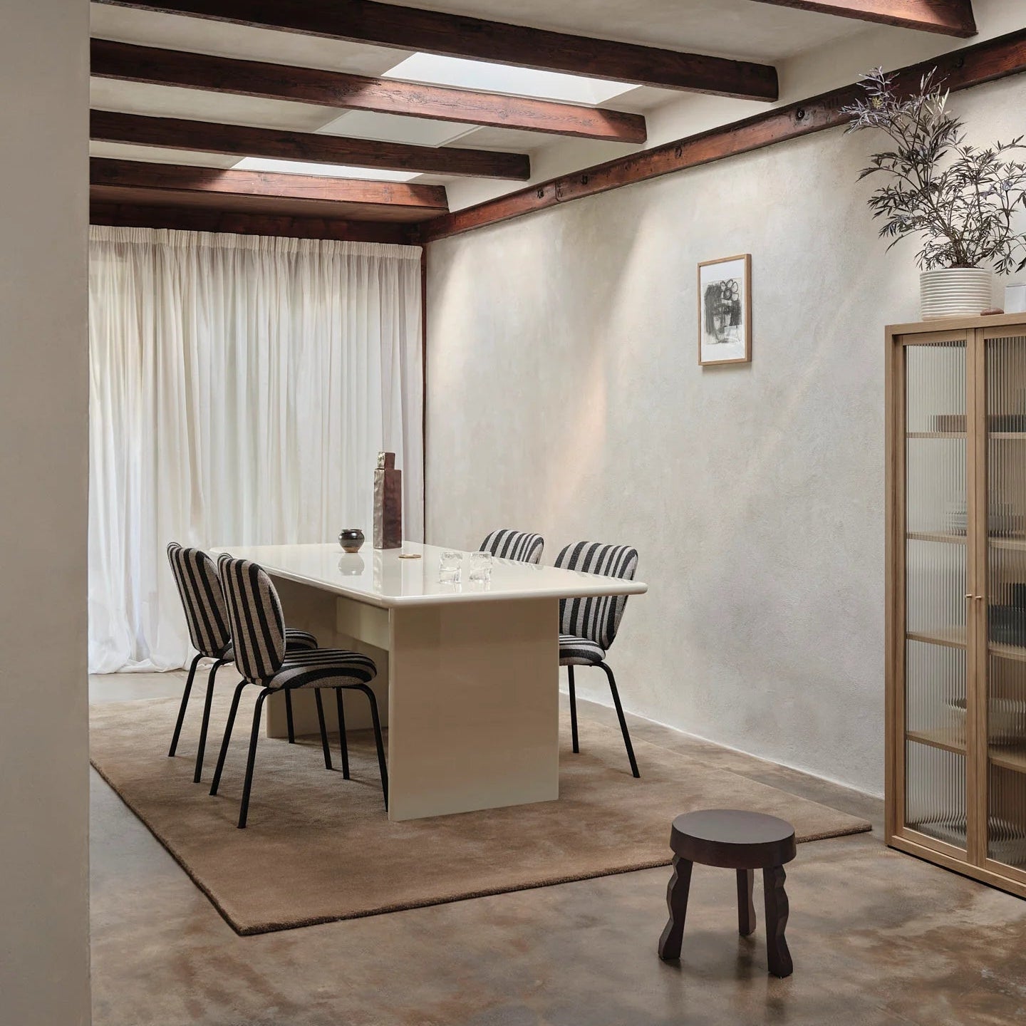 Rico Side Chair - Louisiana - Sand/Black - Batten Home