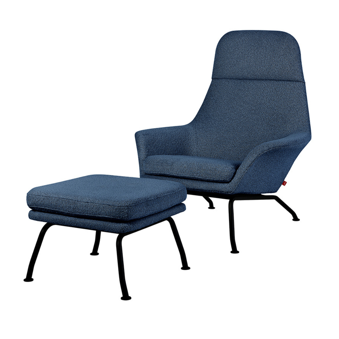 Tallinn Chair and Ottoman