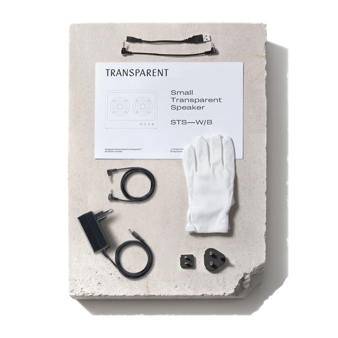 Small Transparent Speaker - Black