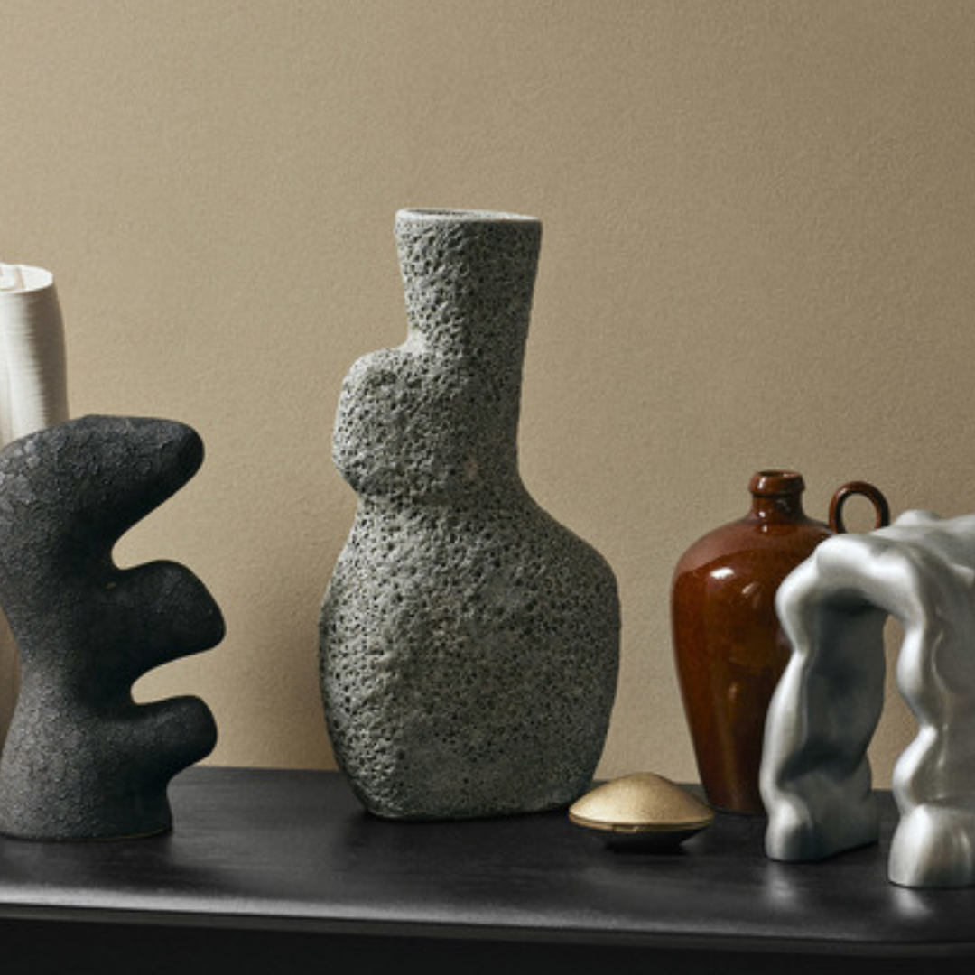 Yara Vase - Large - Grey Pumice