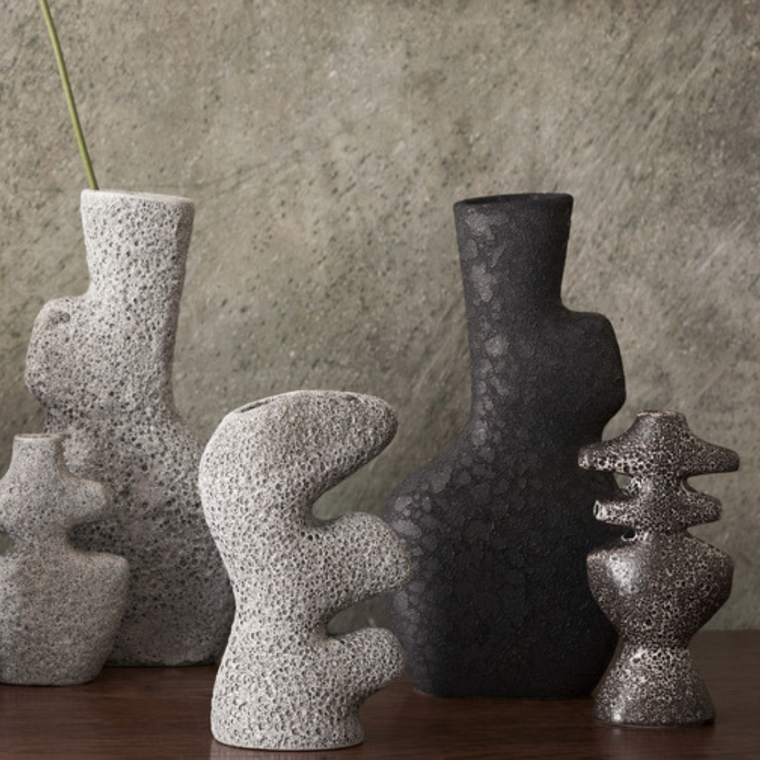 Yara Vase - Large - Rustic Iron