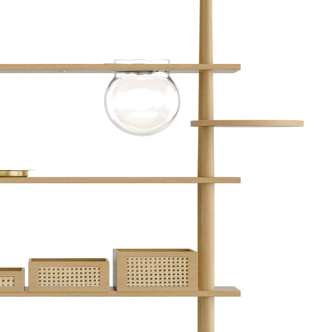 Stories Shelving - Round Corner Table