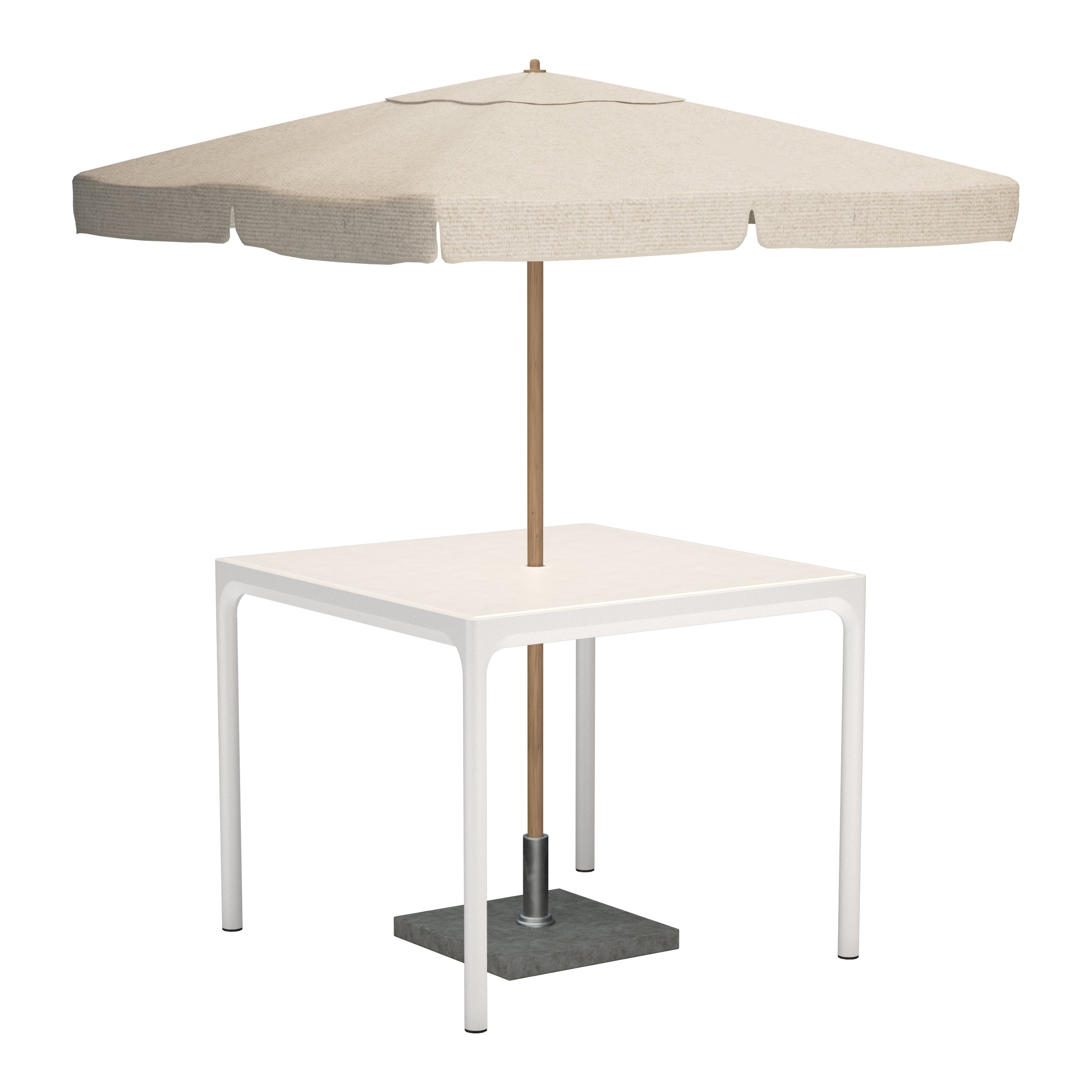 FOUR Aluminum Dining Table - Batten Home