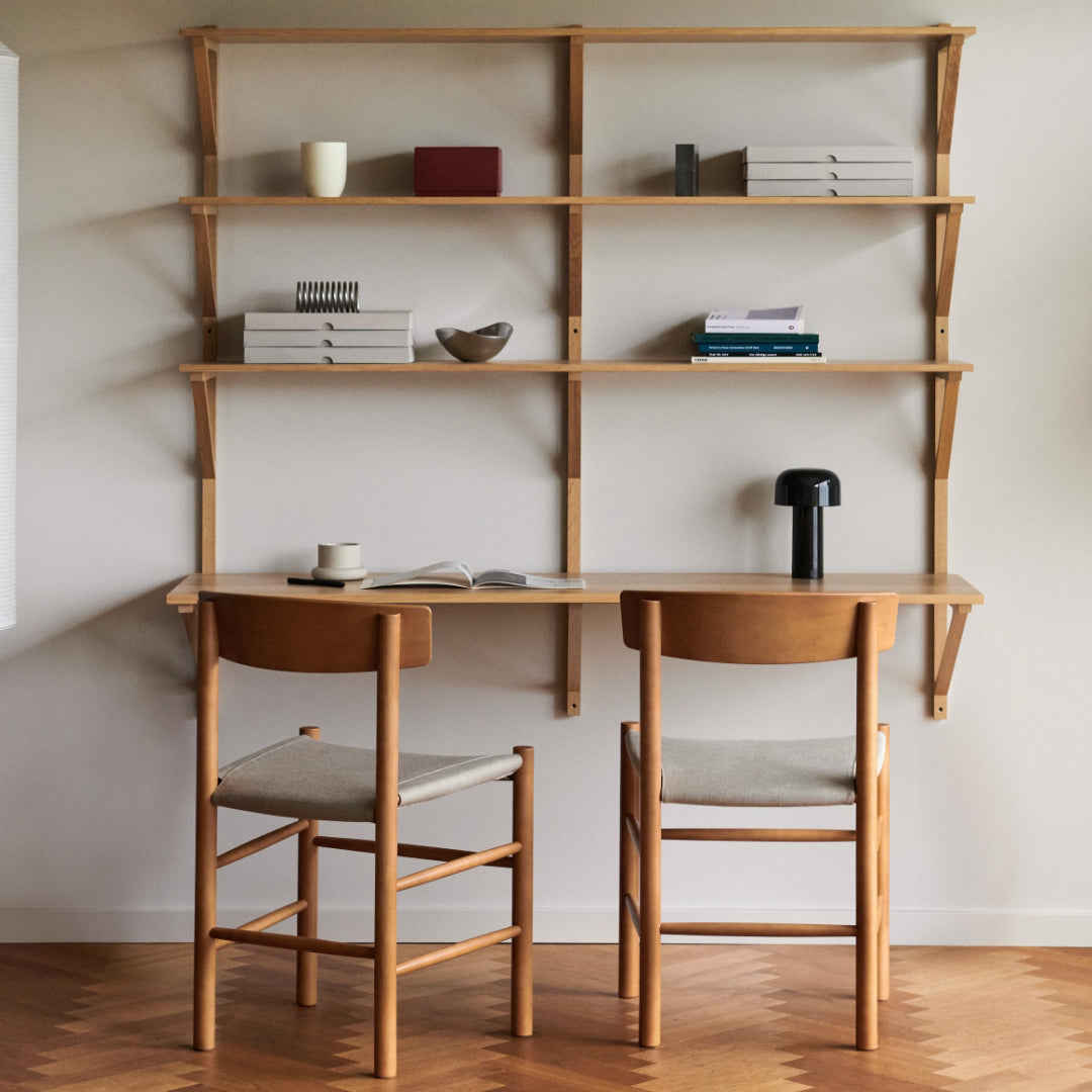 BM29 Shelf with Desk 2-Wide