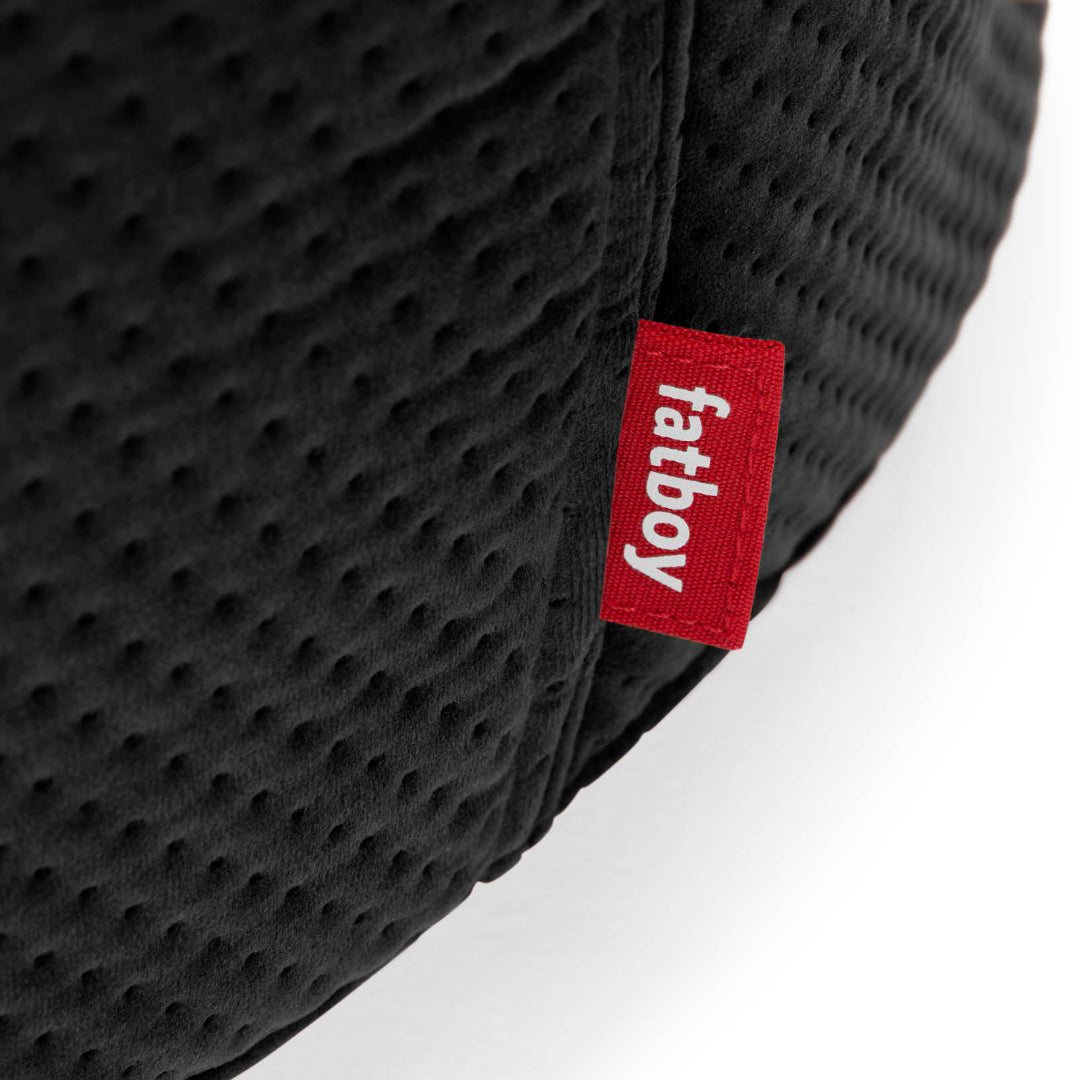 Point Large Recycled Royal Velvet Pouf