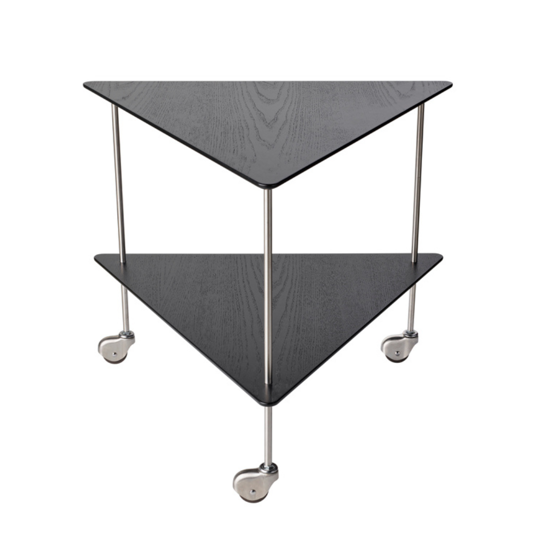 Fritz Hansen AJ Trolley - Ash Black - Batten Home