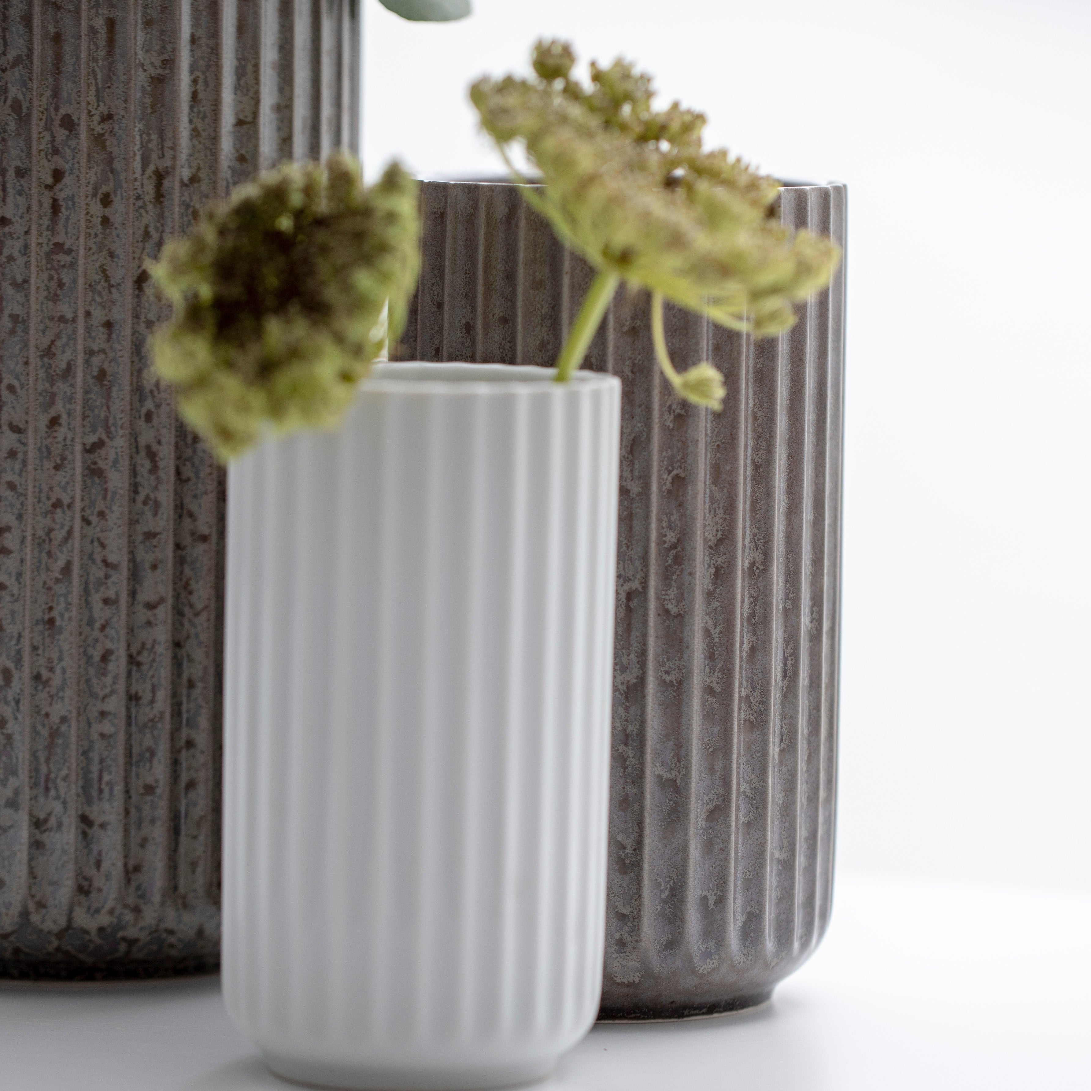 Lyngby Porcelain Vase 12.5 White