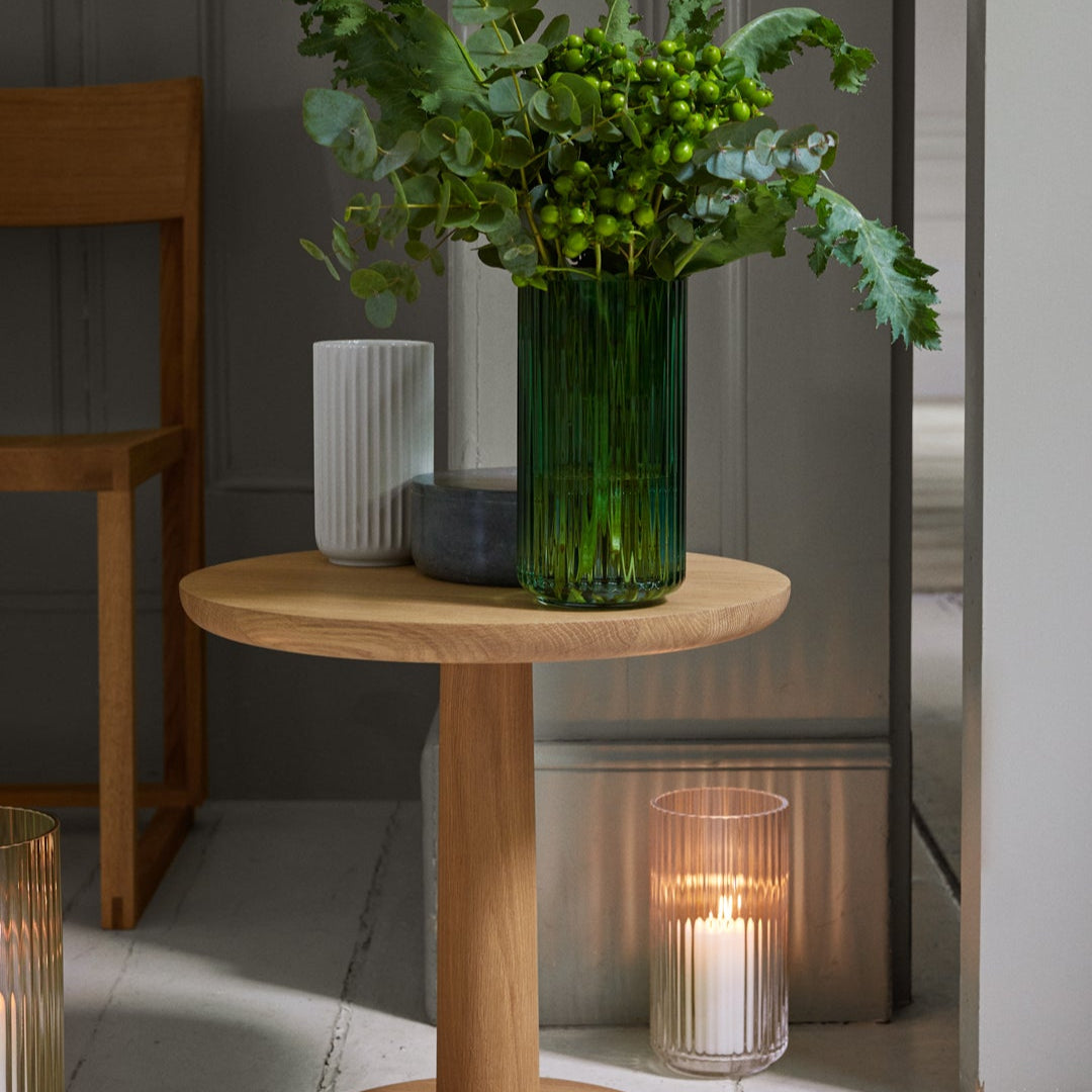 Lyngby Porcelain Glass Vase 20.5 Clear