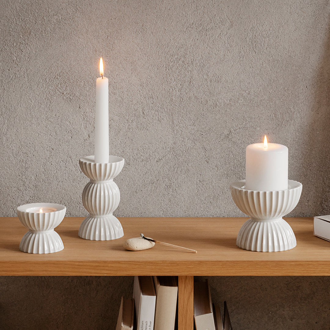Lyngby Porcelain Tura Tealight Holder