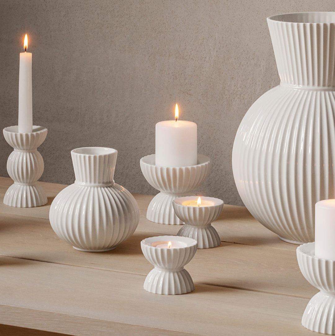 Lyngby Porcelain Tura Tealight Holder