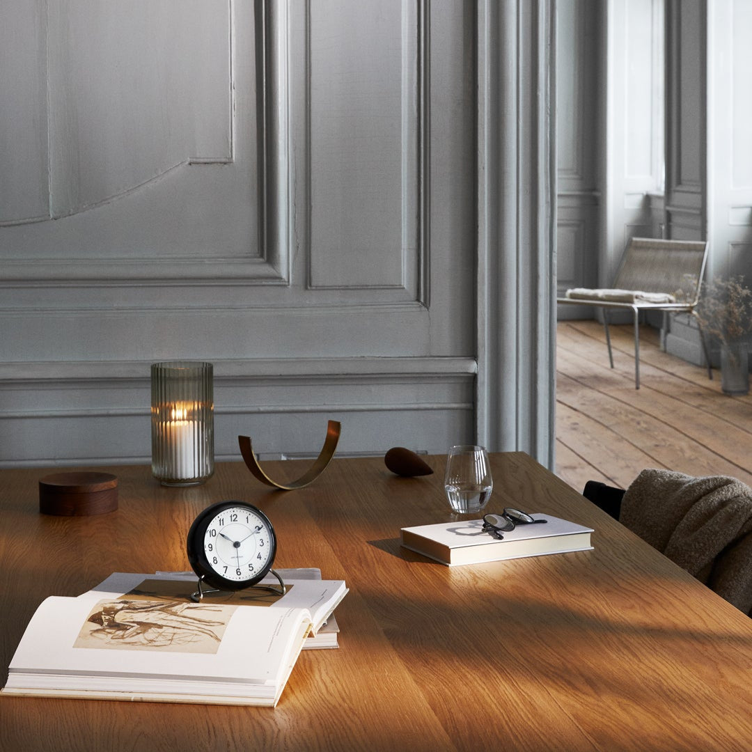 Lyngby Porcelain Glass Vase 25 Smoke