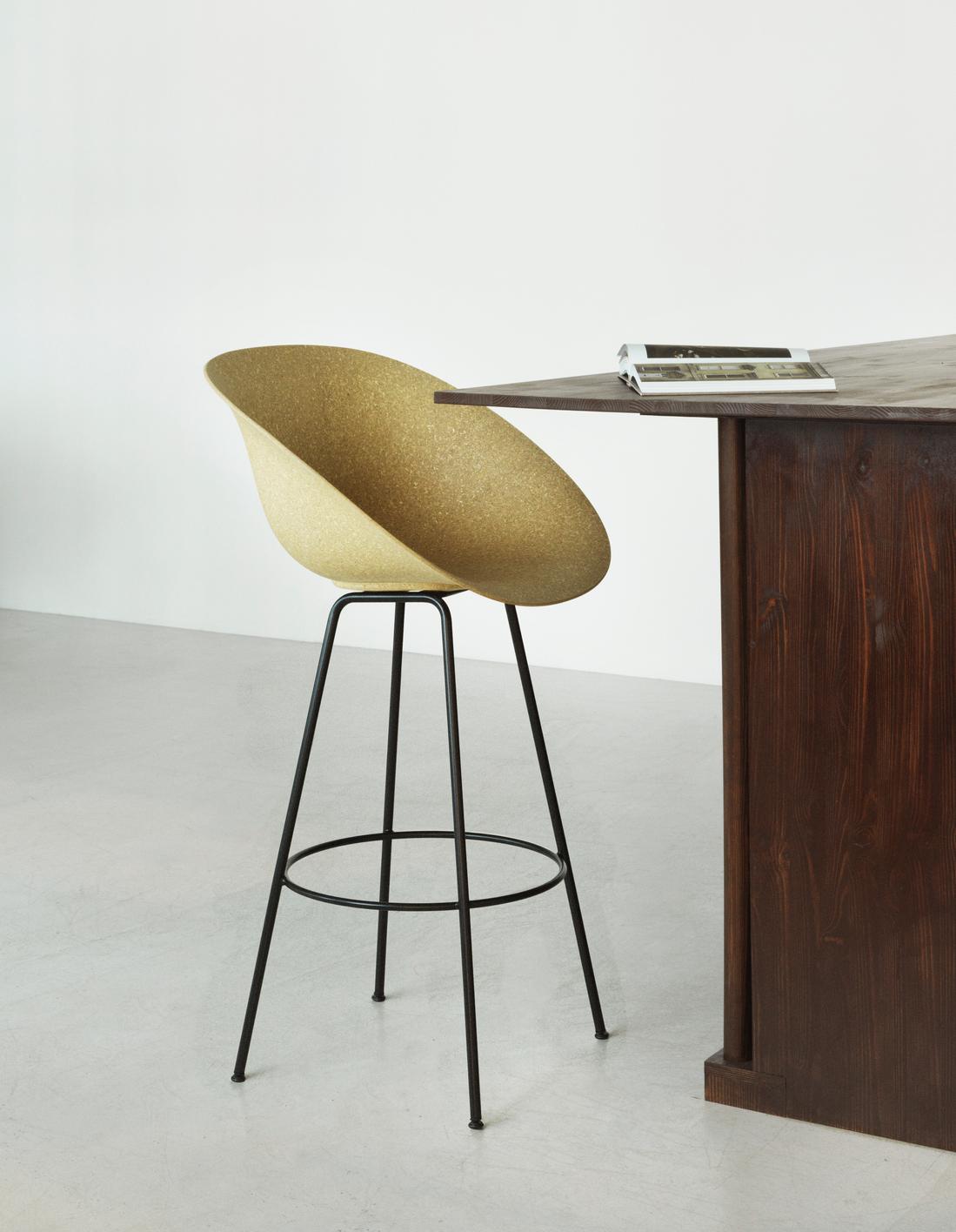 Mat Bar Armchair - Steel