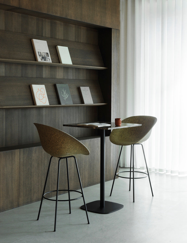 Mat Bar Armchair - Steel
