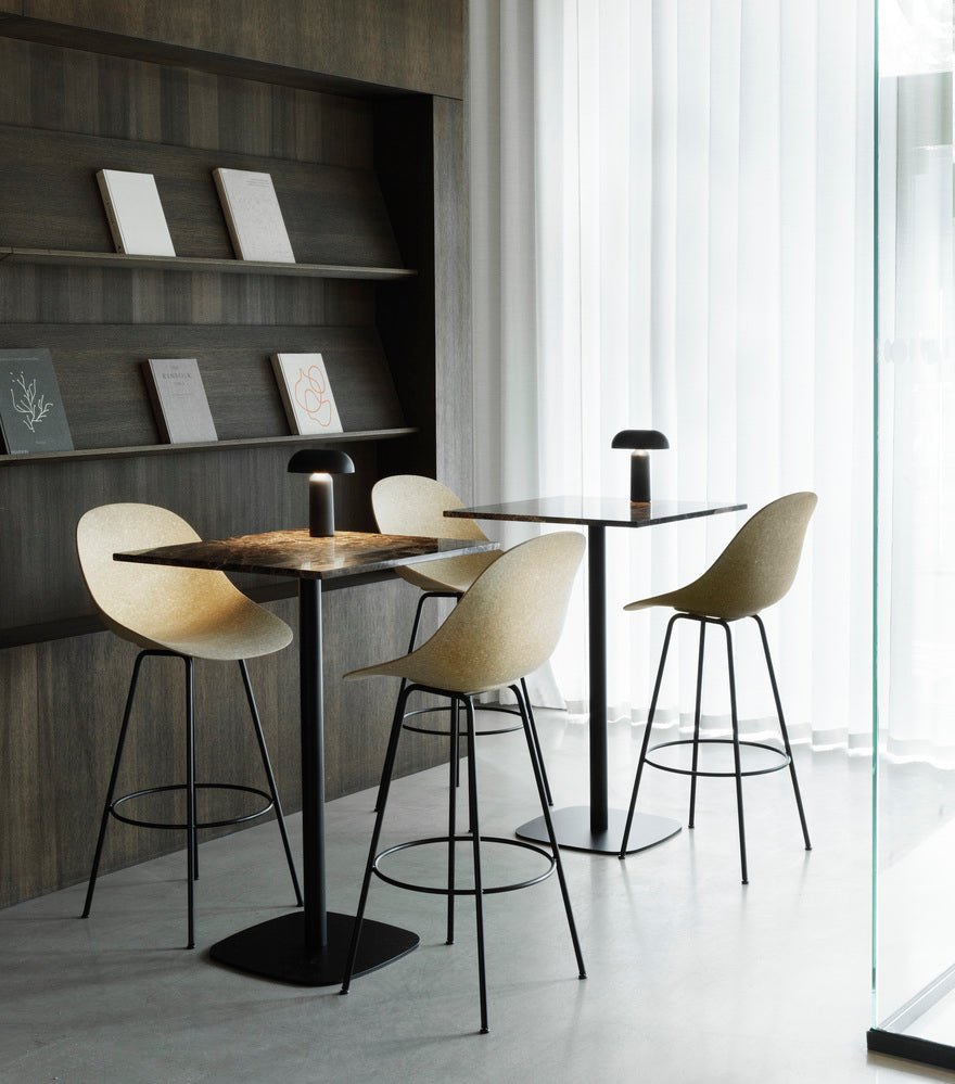 Mat Bar Chair - Steel
