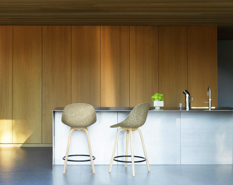 Mat Counter Chair - Wood