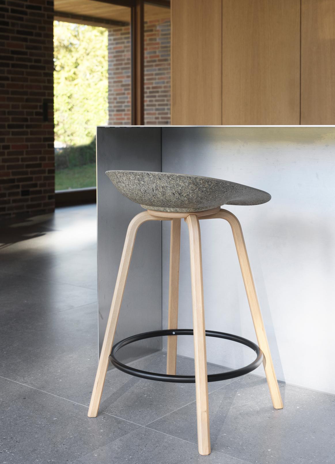 Mat Counter Stool - Wood