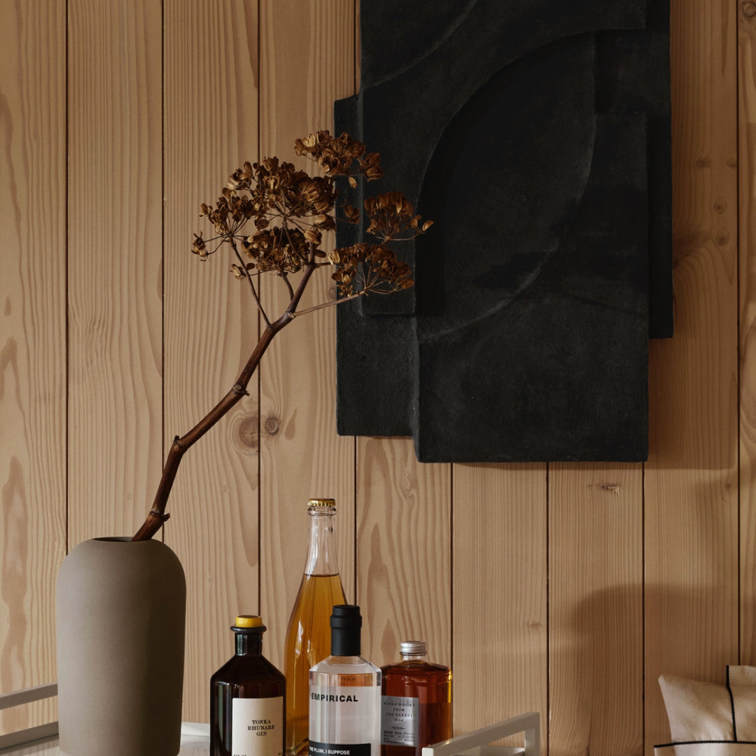 Kristina Dam Studio Serif Relief Wall Hanging - Batten Home