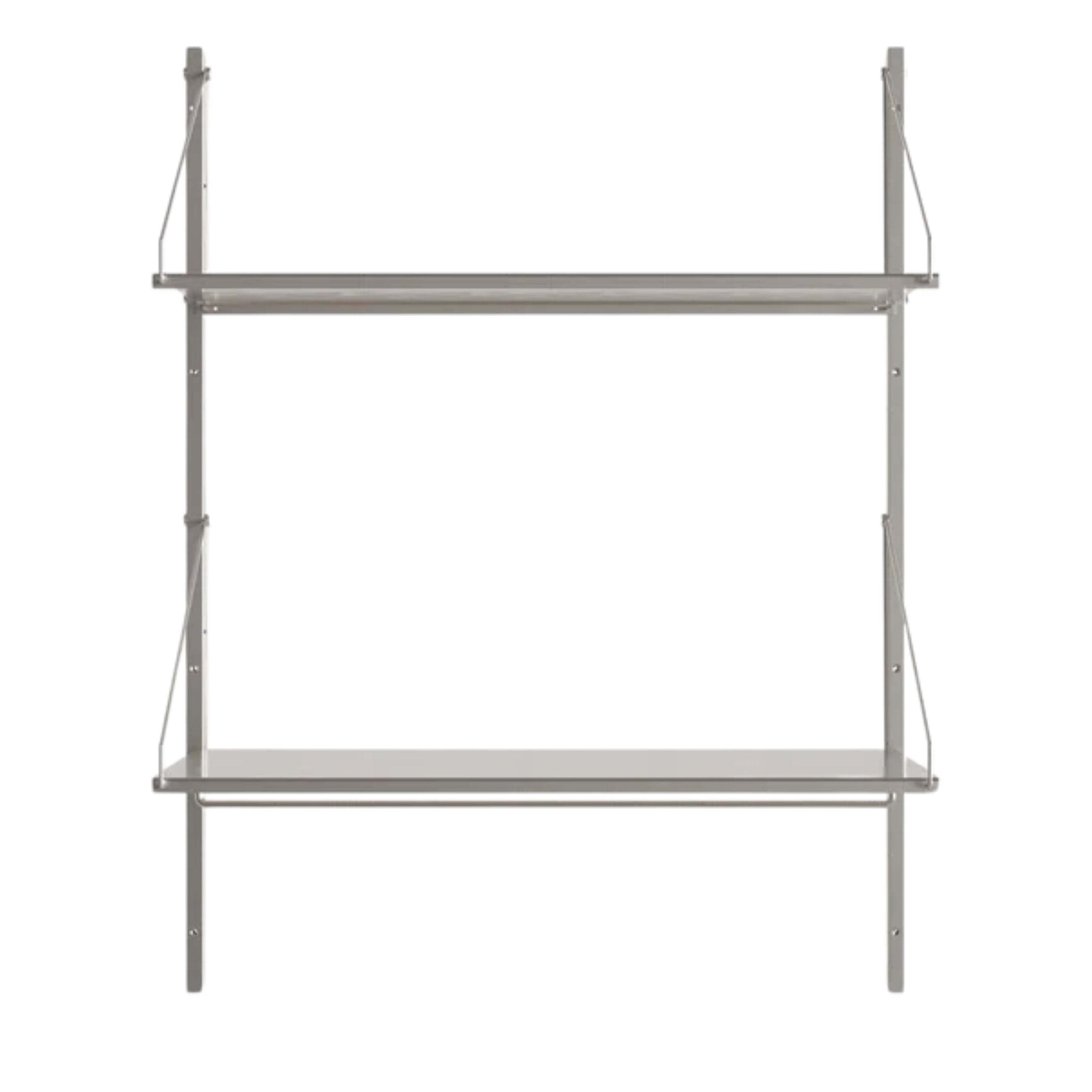 Shelf Library Hanger Section │ H42.7 │ Stainless Steel