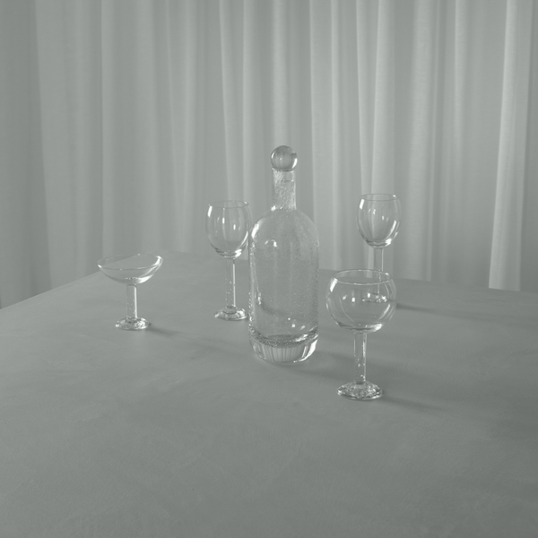 Bubble Glass - Wine - Plain Top