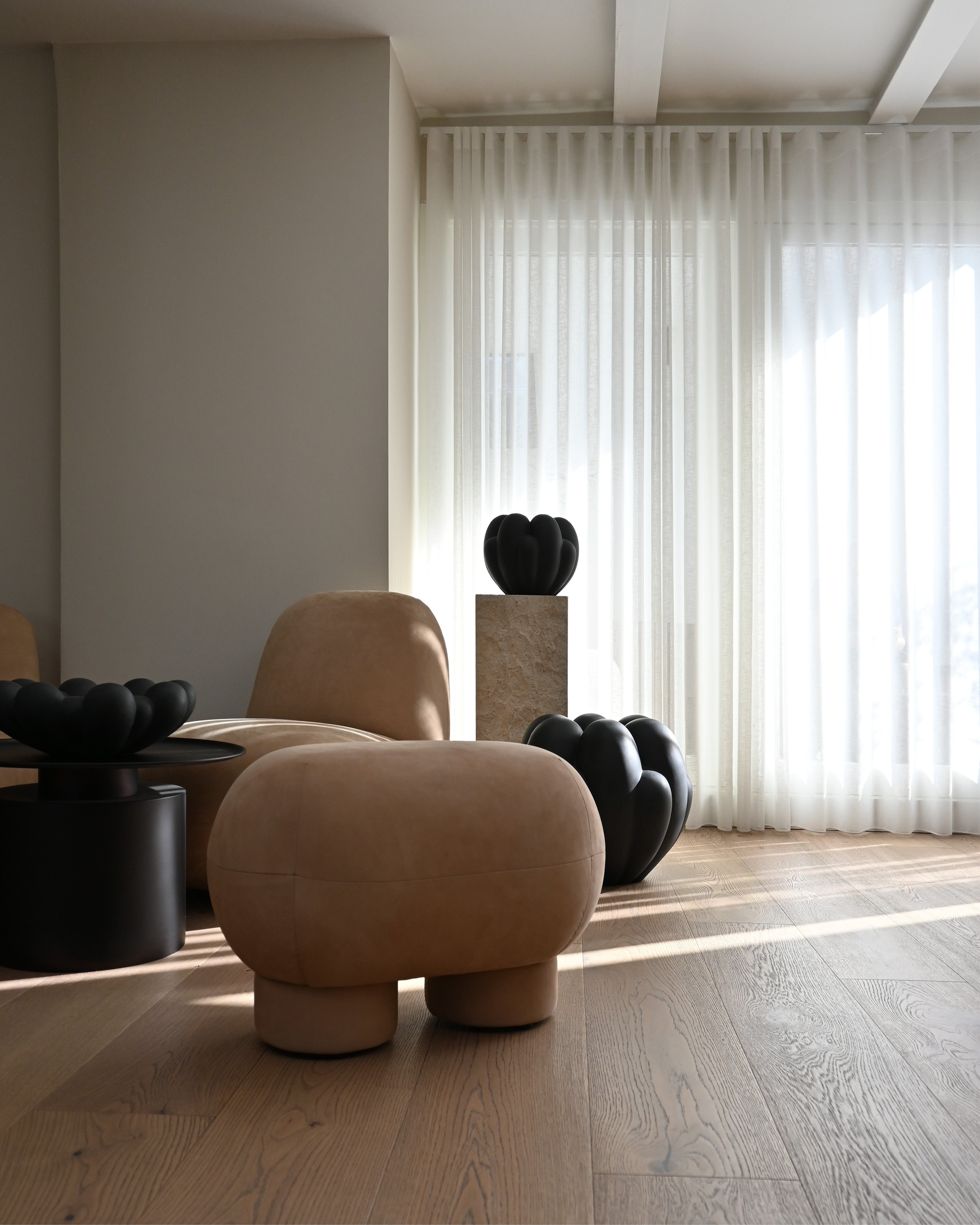 Big Foot Bench, Petit - Nubuck