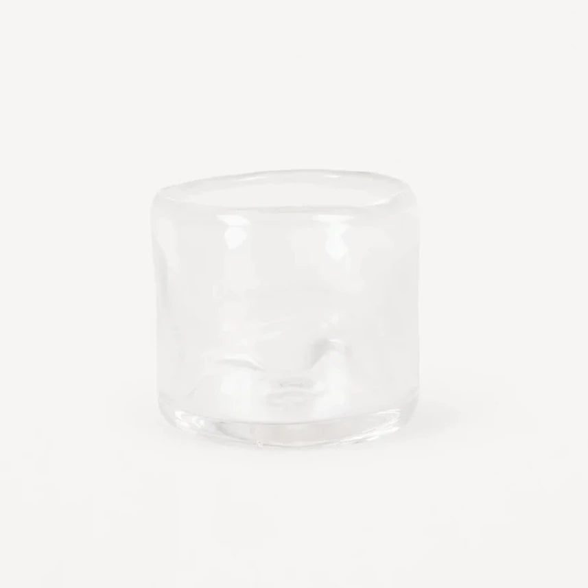 0405 Glass - Wide - Clear - Set of 4