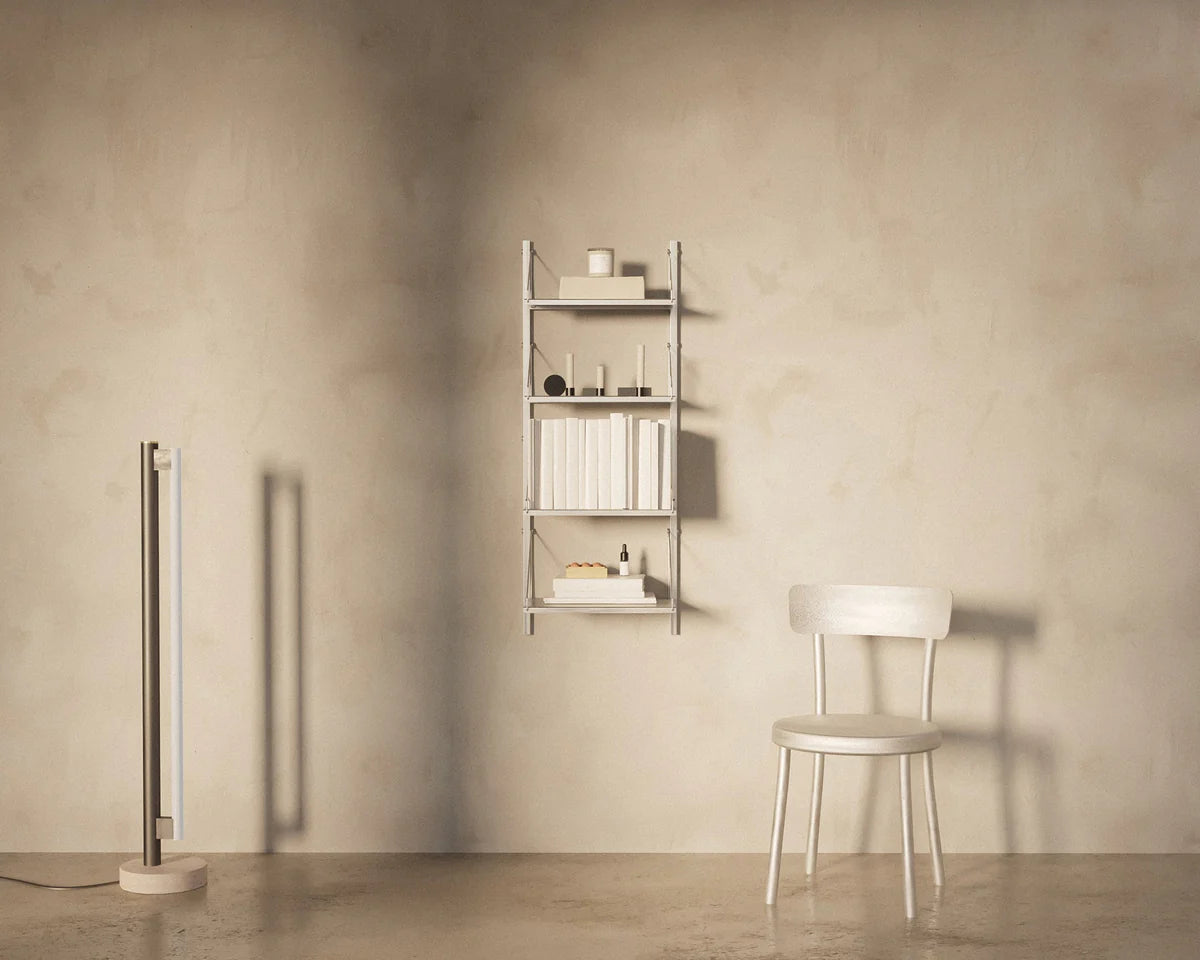 Shelf Library Single Section │ H42.7 │ Stainless Steel