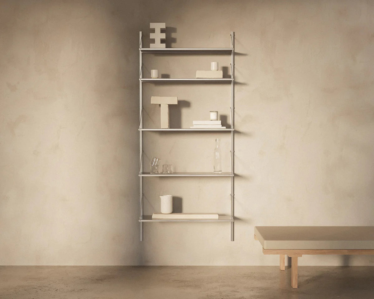 Shelf Library Single Section │ H73 │ Stainless Steel