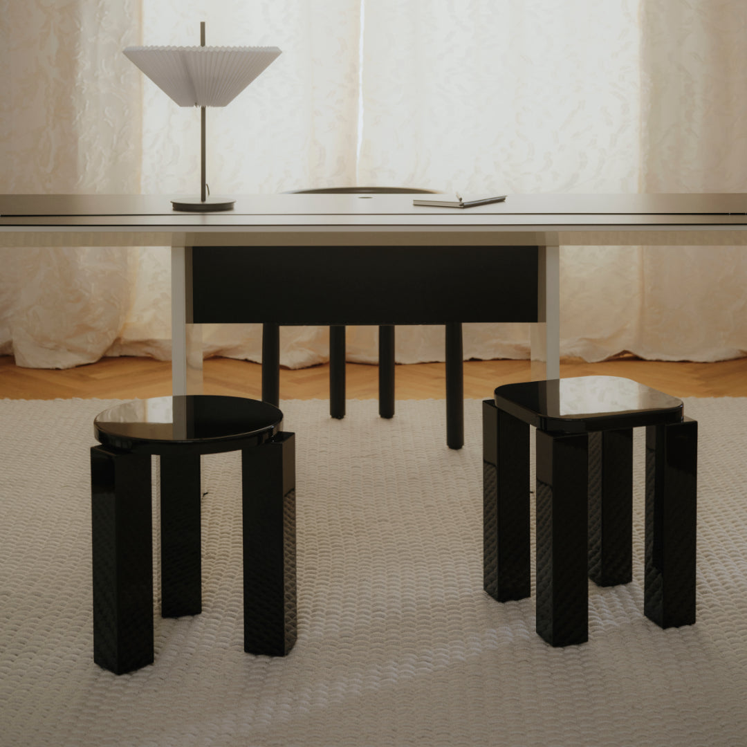 New Works Atlas Stool, Lacquered | Batten Home