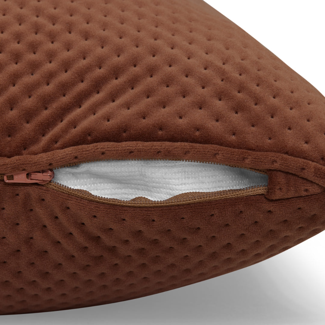 Square Recycled Royal Velvet Accent Pillow