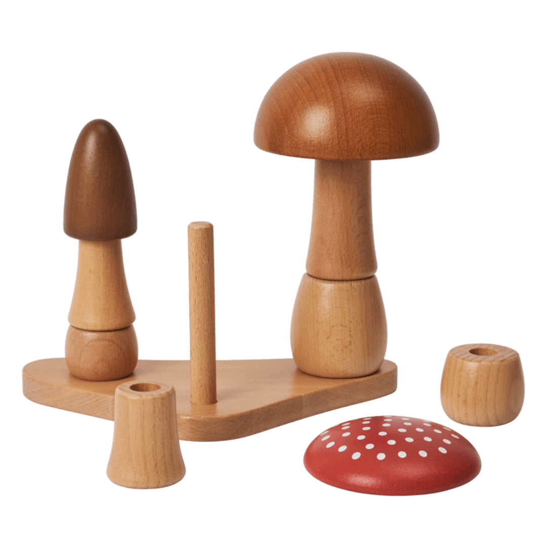Ferm Living Mushroom Stacking Blocks - Batten Home